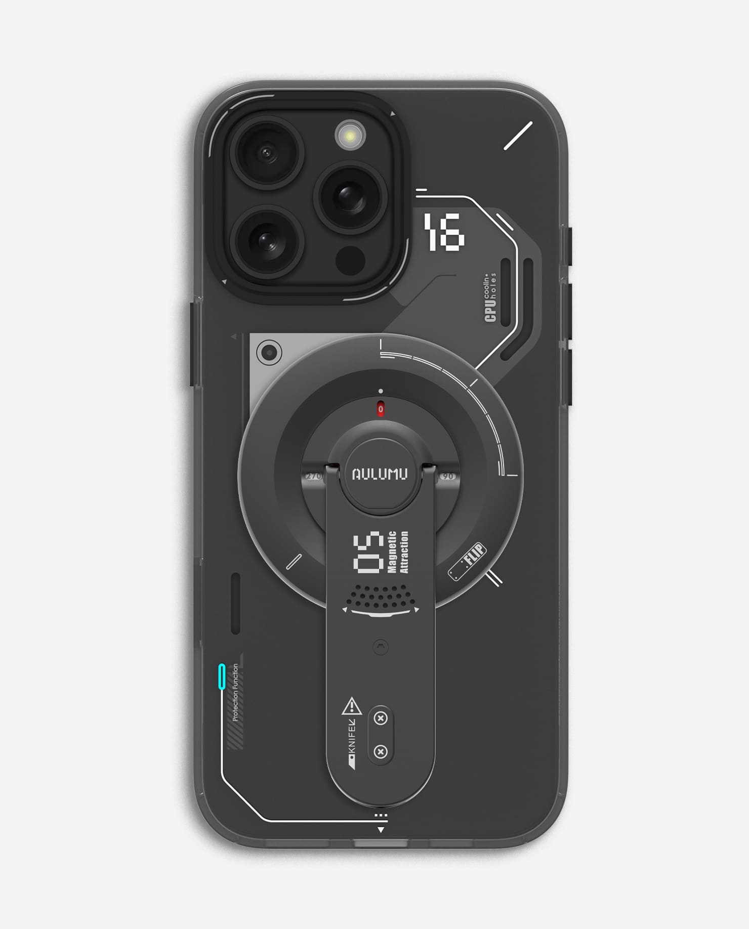 iPhone 16 Pro / Pro Max Frosted Case & G05 Air Next-Gen Hi-Per Magnetic Stand