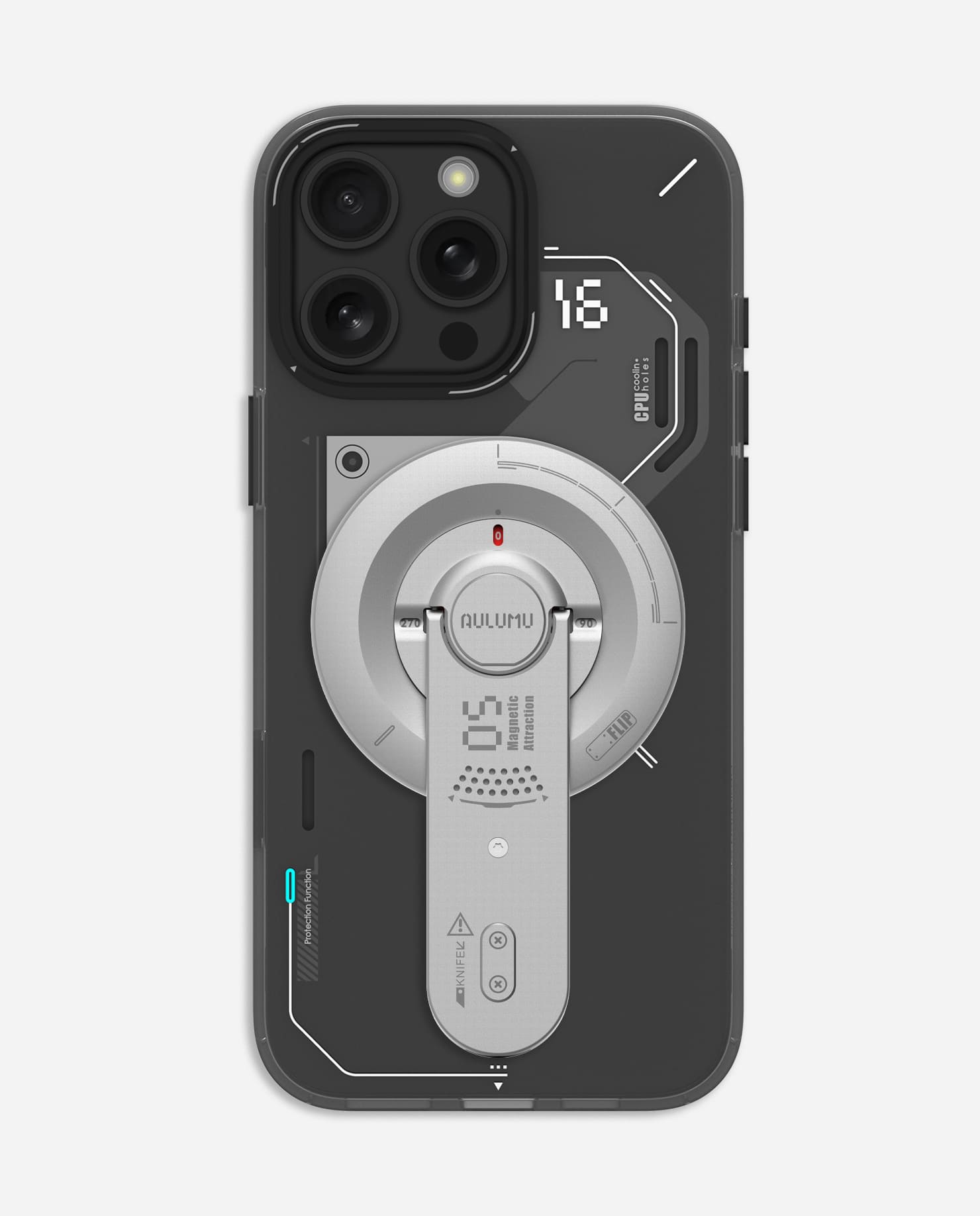 iPhone 16 Pro / Pro Max Frosted Case & G05 Air Next-Gen Hi-Per Magnetic Stand