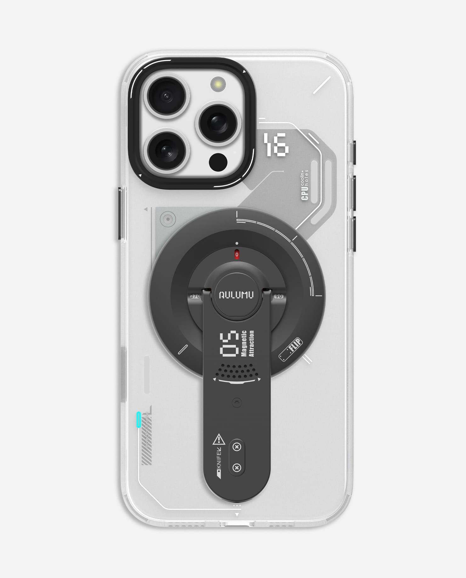 iPhone 16 Pro / Pro Max Frosted Case & G05 Air Next-Gen Hi-Per Magnetic Stand