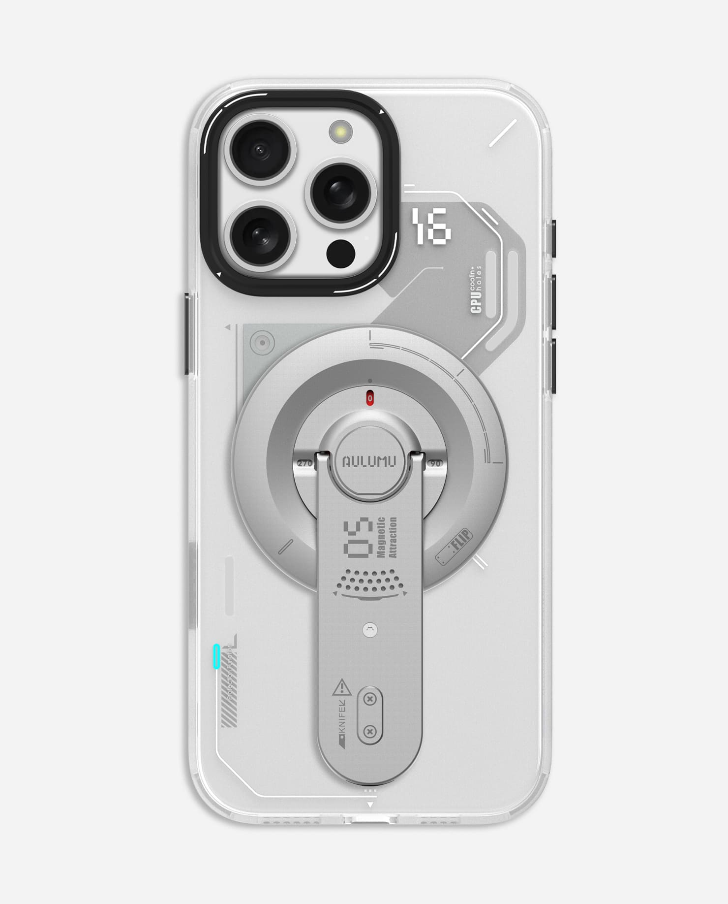 iPhone 16 Pro / Pro Max Frosted Case & G05 Air Next-Gen Hi-Per Magnetic Stand
