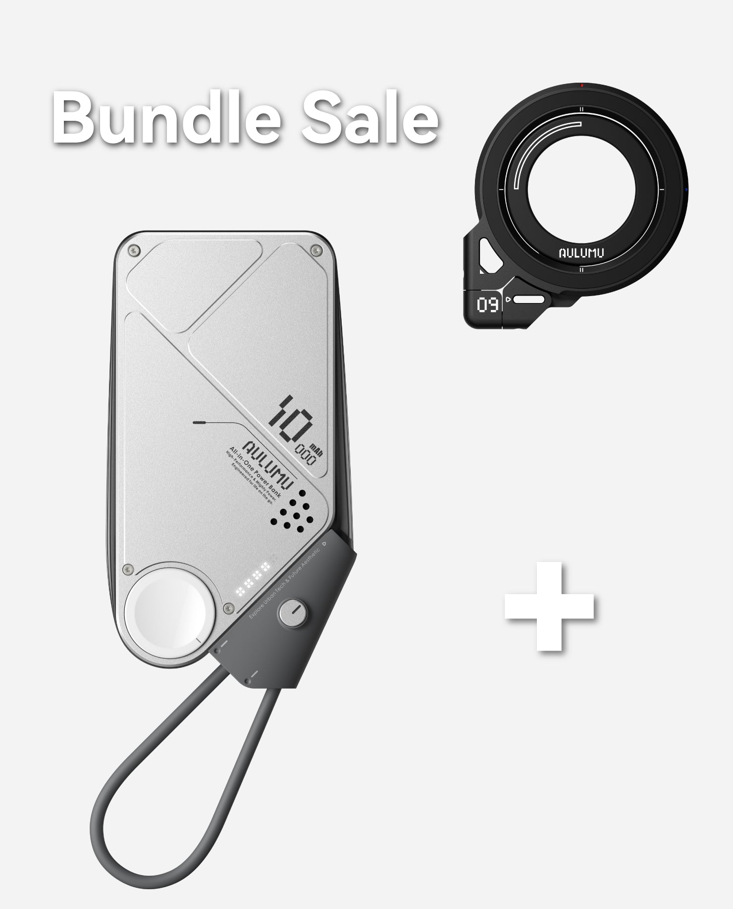 M10 10000mAh Multi-Charging Dual-Mag Power Bank & G09 Infinite 360° MagSafe Stand