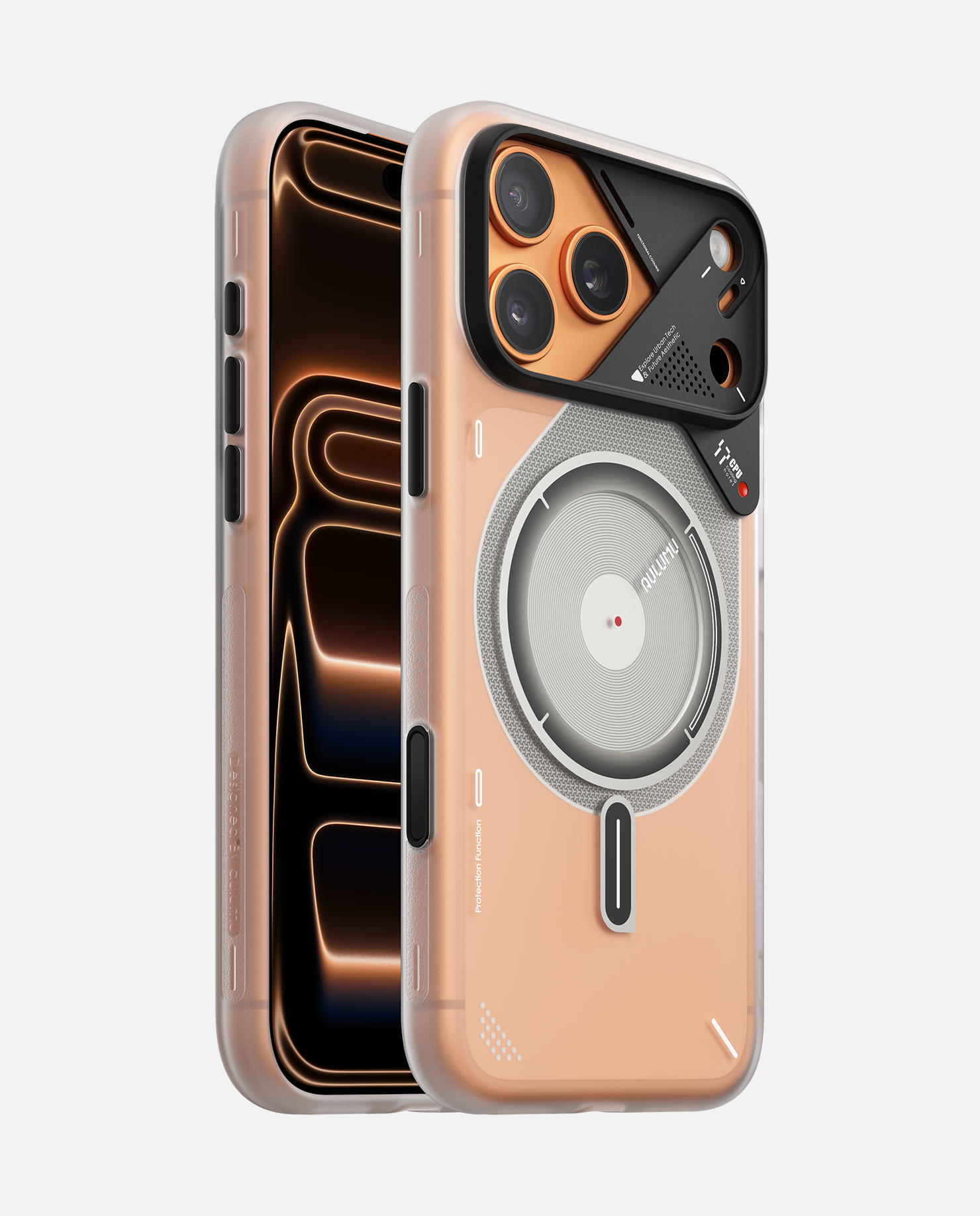 AULUMU A17 Frosted iPhone 17 Pro Series Case | MagSafe Glow