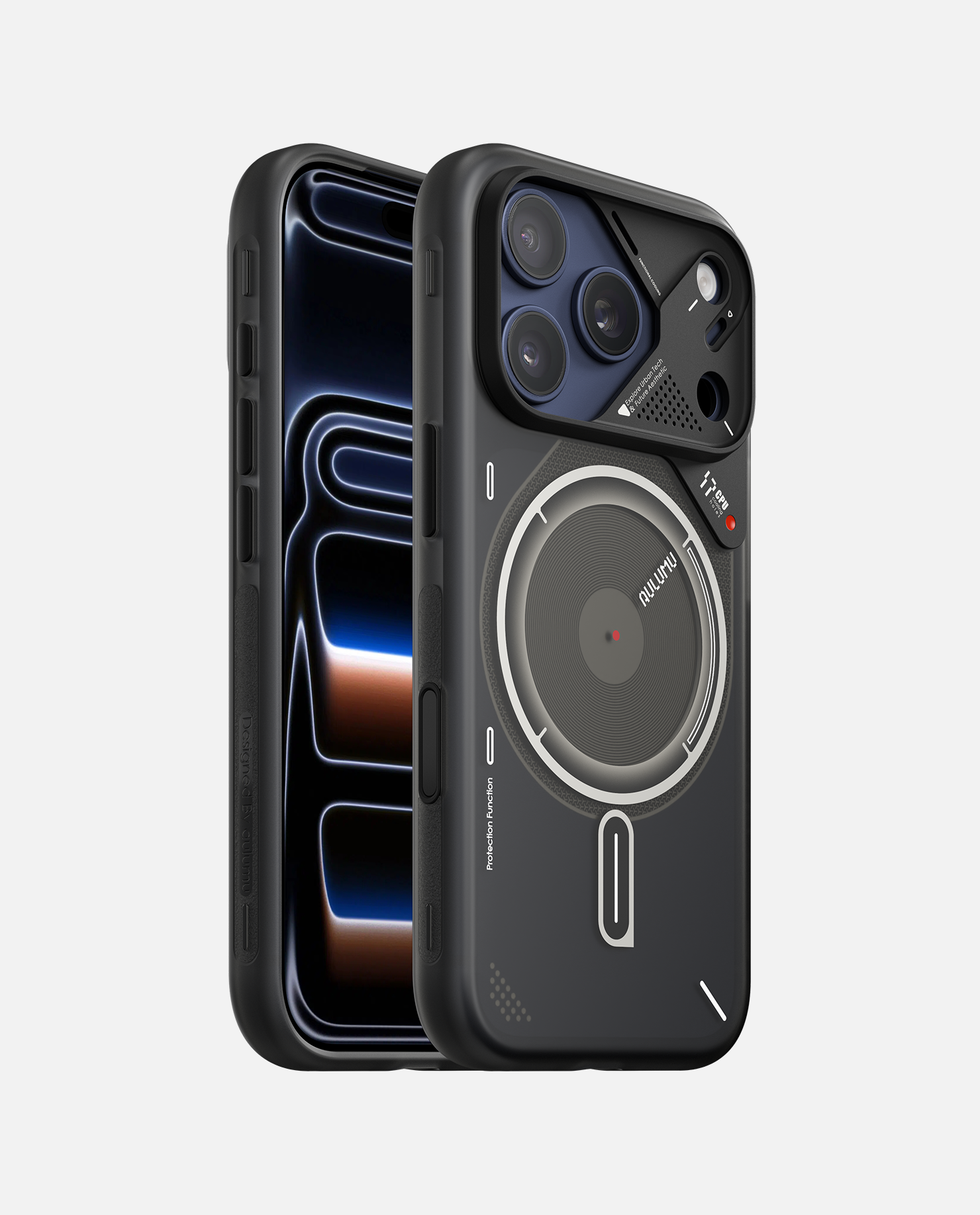 デミュウルウボ　iPhone17proケース Amazon.com: Aulumu A17 Vegan Leather CoolHyper iPhone 17 Pro Case