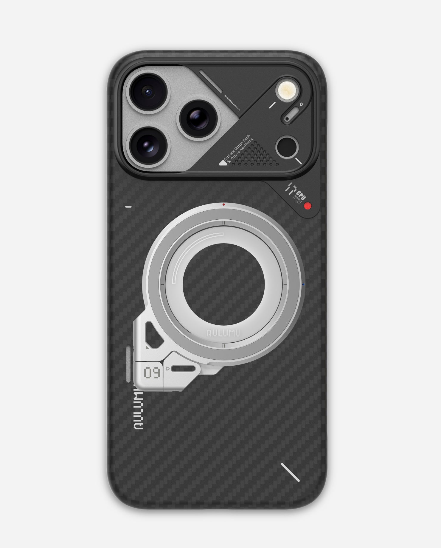 iPhone 17 Series Aramid Fiber Case & G09 Infinite 360° MagSafe Stand