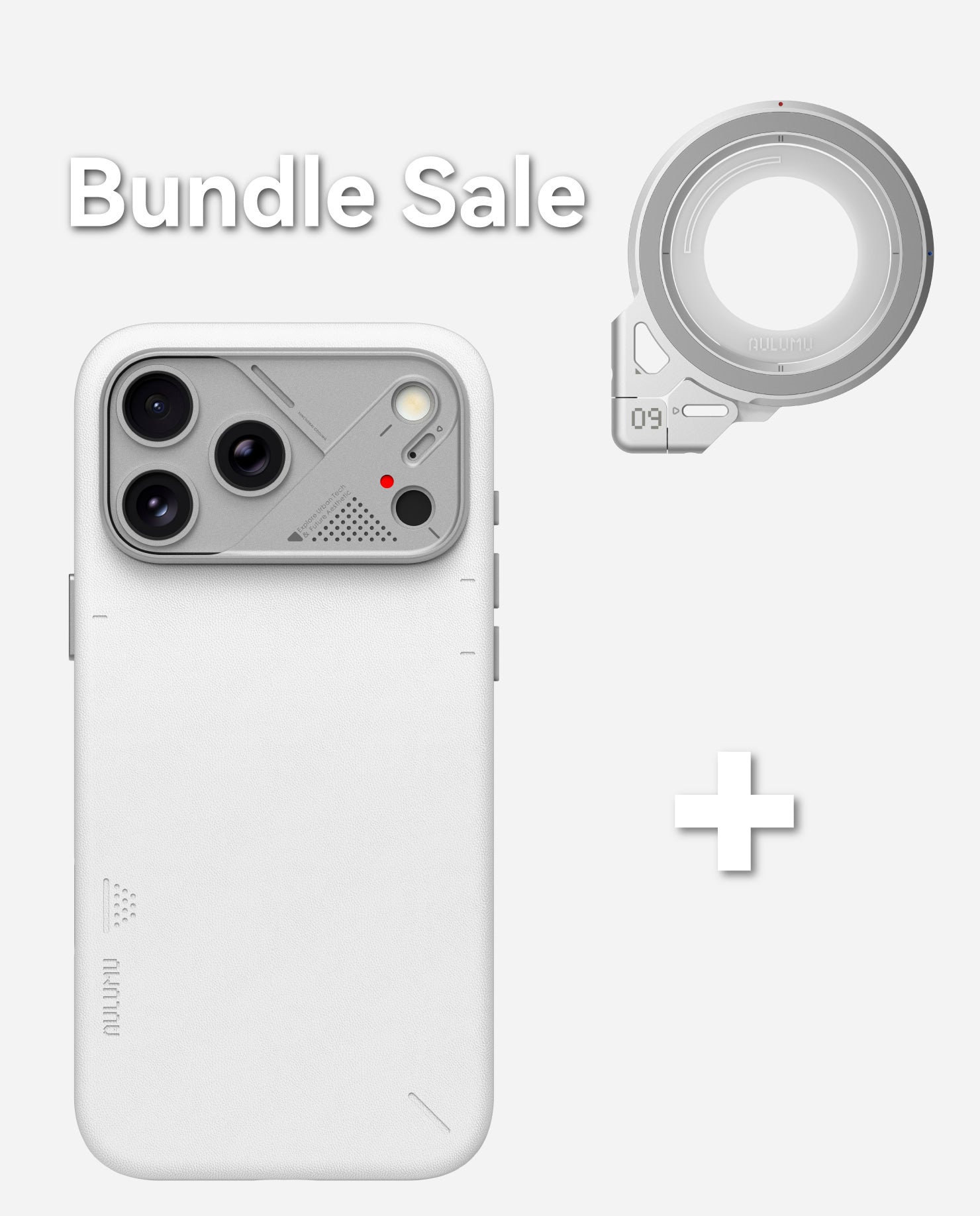 iPhone 17 Series Vegan Leather Case & G09 Infinite 360° MagSafe Stand