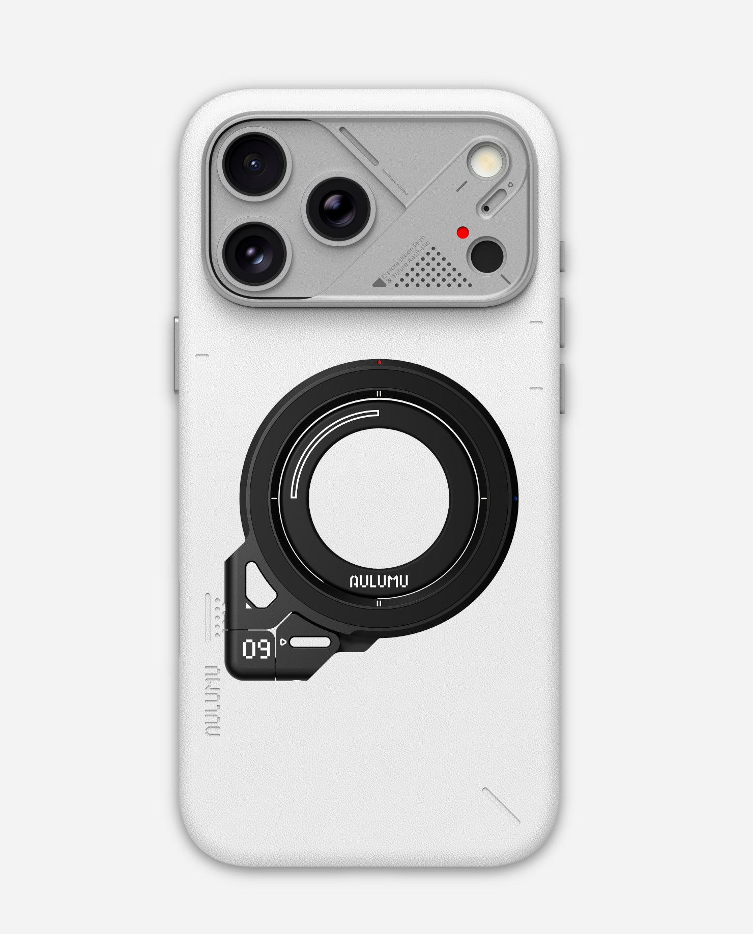 iPhone 17 Series Vegan Leather Case & G09 Infinite 360° MagSafe Stand