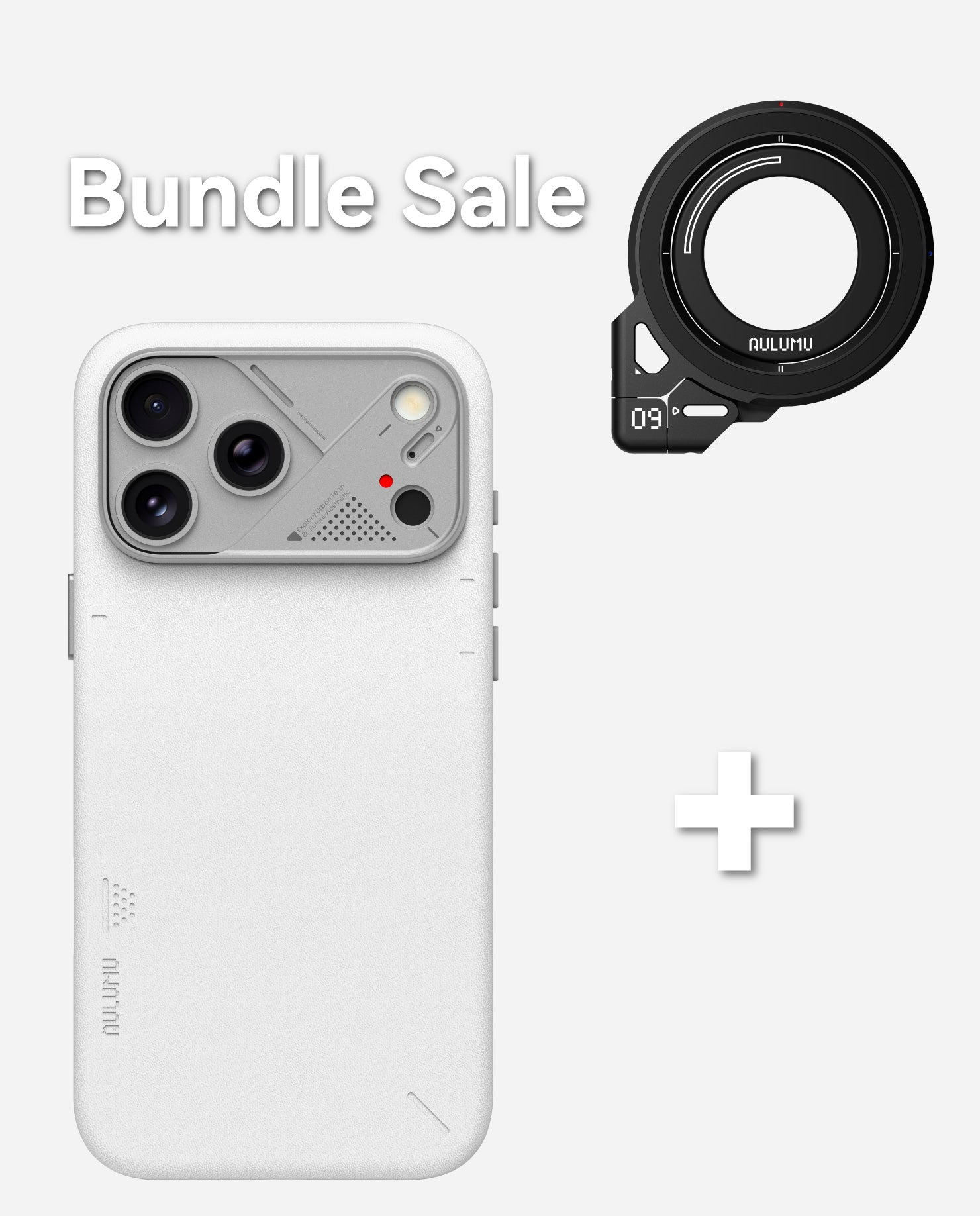 AULUMU iPhone17 PROスマホケース&G09回転式リングスタンド A17 iPhone 17 Series Vegan Leather Case & G09 Infinite 360° Magnetic S