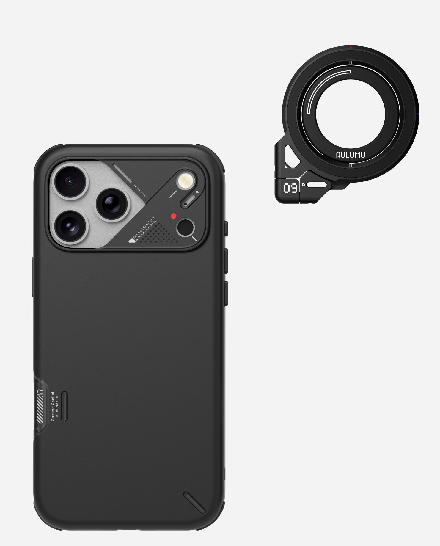 A17 iPhone 17 Series Slim Shockproof Case & G09 Infinite 360° Magnetic Stand