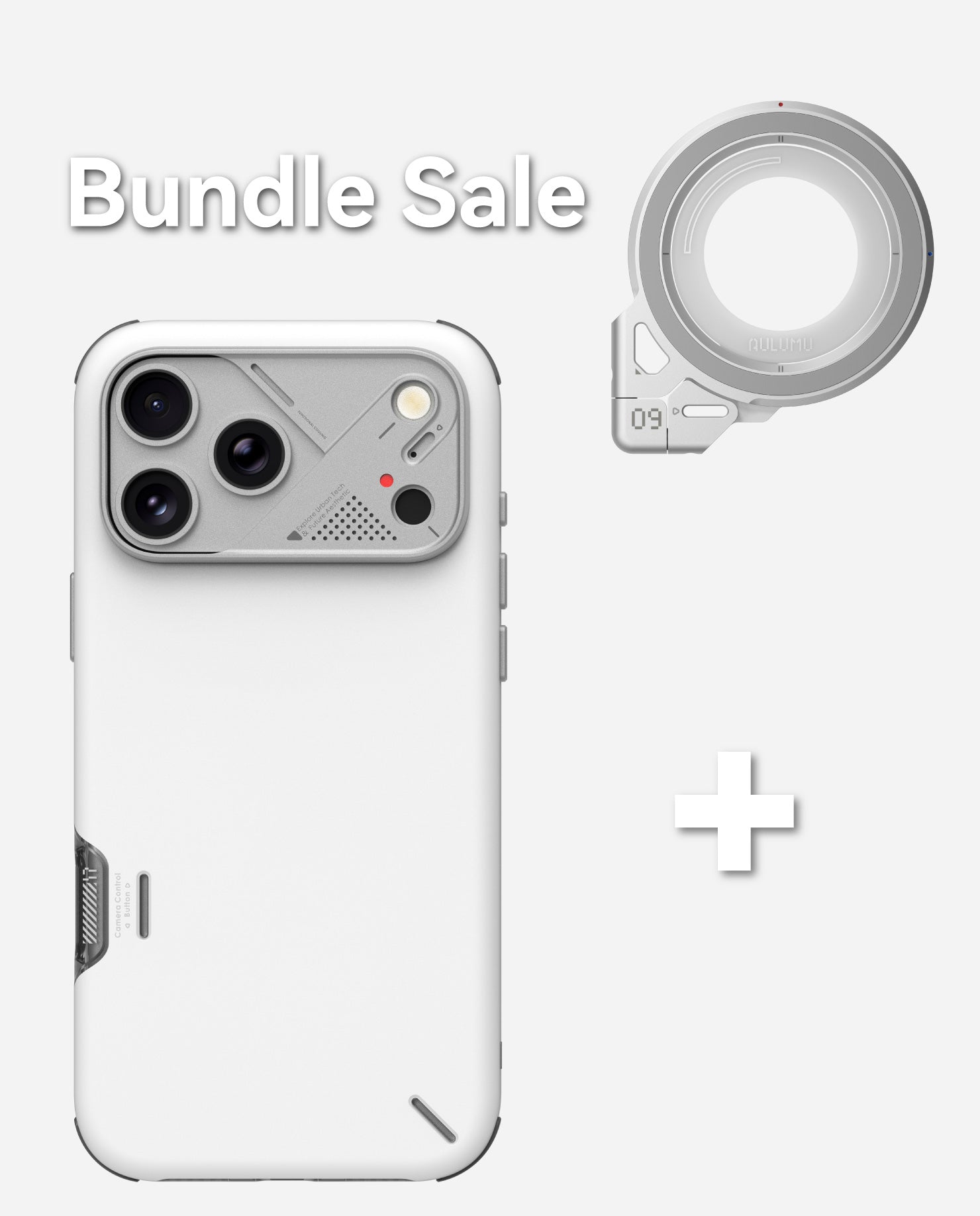 iPhone 17 Series Slim Shockproof Case & G09 Infinite 360° MagSafe Stand