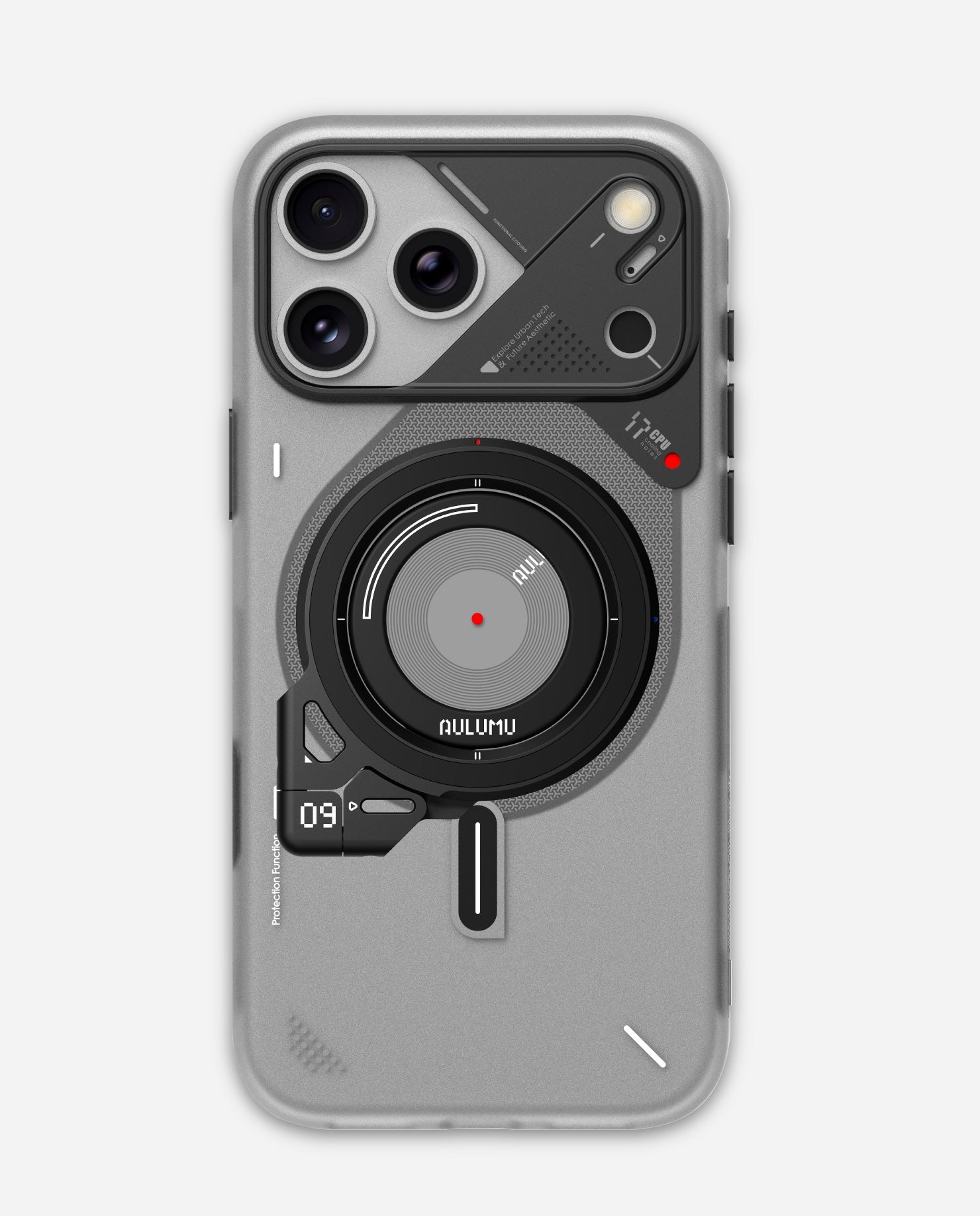 iPhone 17 Series Frosted Case & G09 Infinite 360° MagSafe Stand