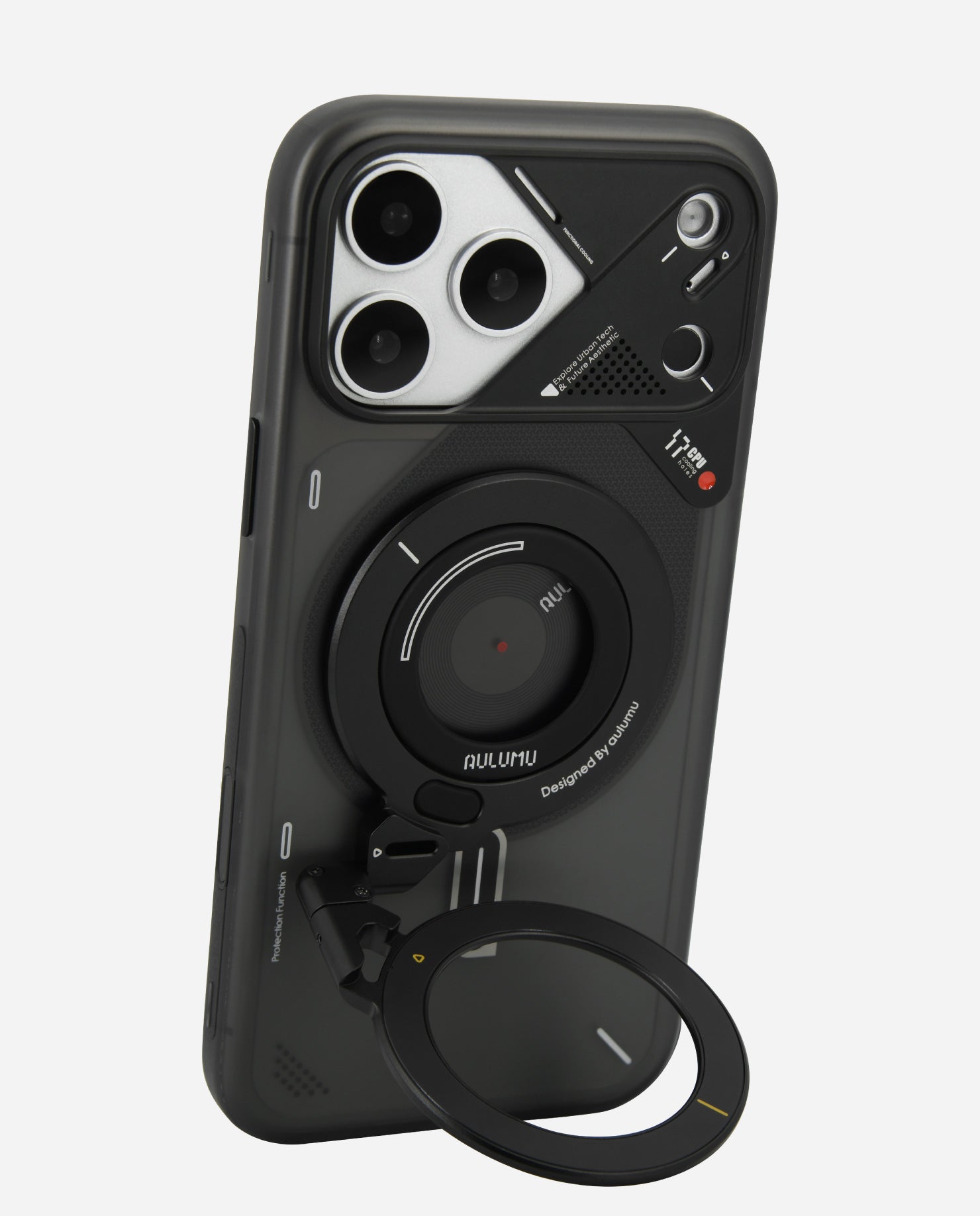 iPhone 17 Series Frosted Case & G09 Infinite 360° MagSafe Stand