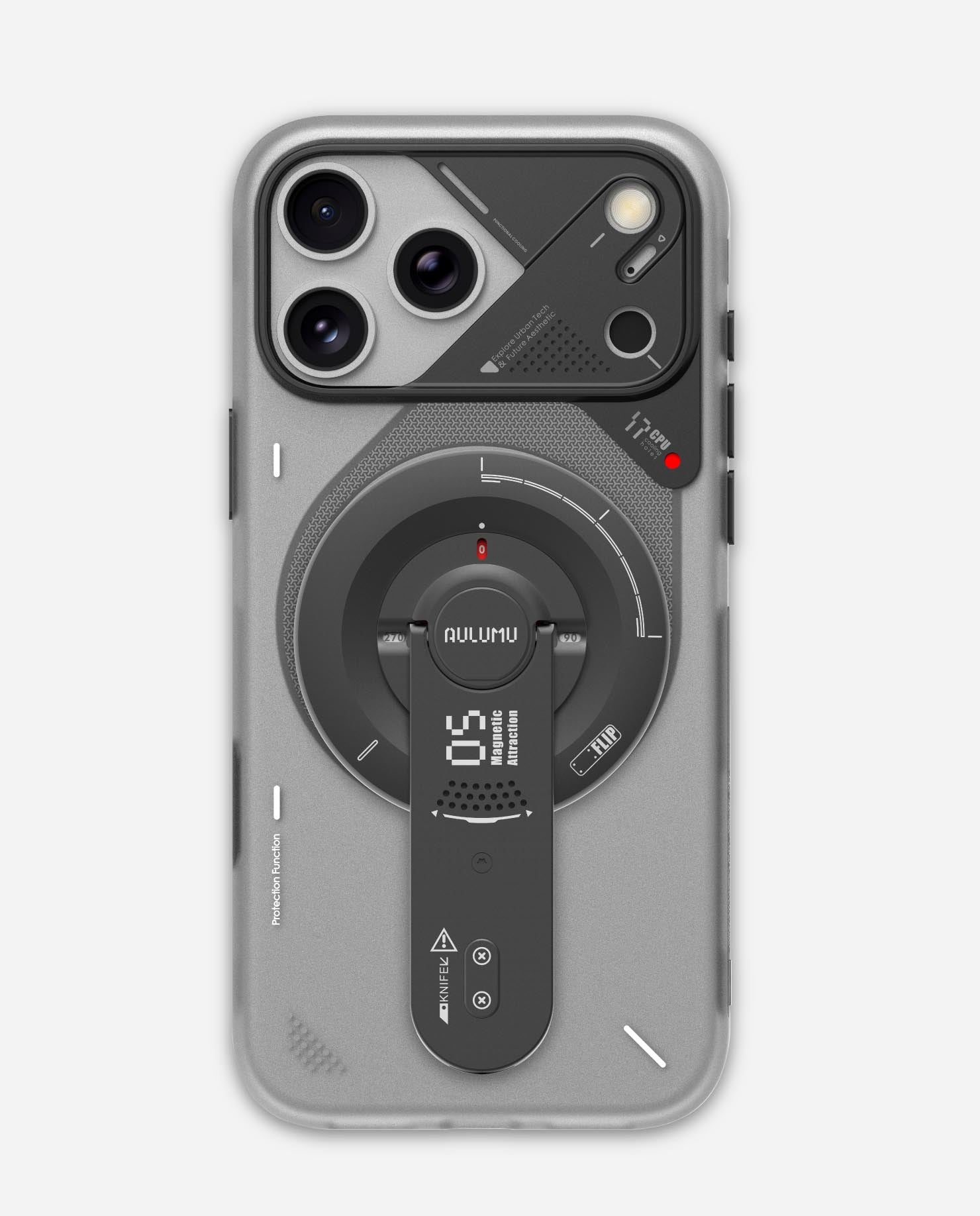 iPhone 17 Pro / Pro Max Frosted Case & G05 Air Next-Gen Hi-Per Magnetic Stand