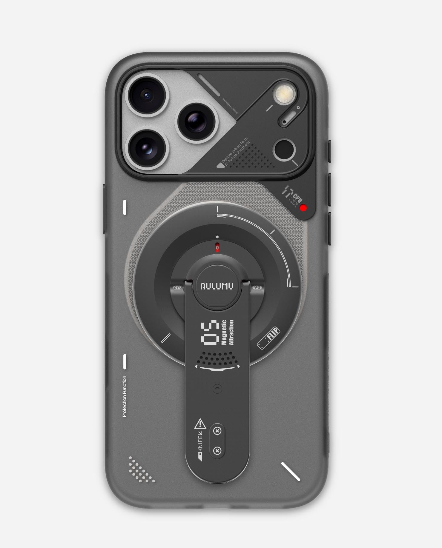 iPhone 17 Pro / Pro Max Frosted Case & G05 Air Next-Gen Hi-Per Magnetic Stand