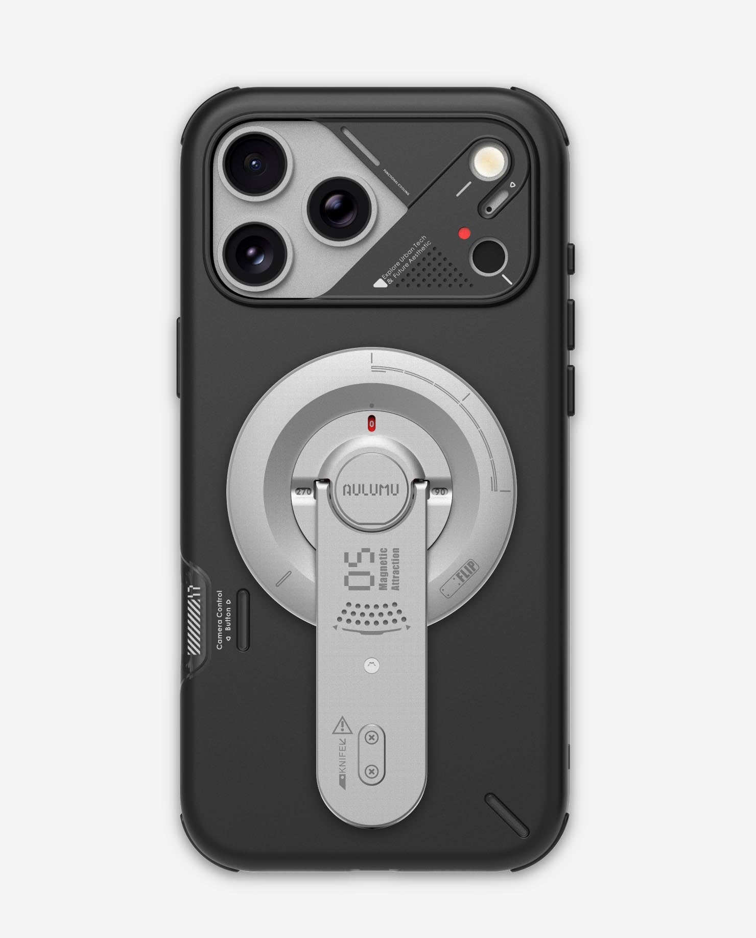 iPhone 17 Pro / Pro Max Slim Shockproof Case & G05 Air Next-Gen Hi-Per Magnetic Stand