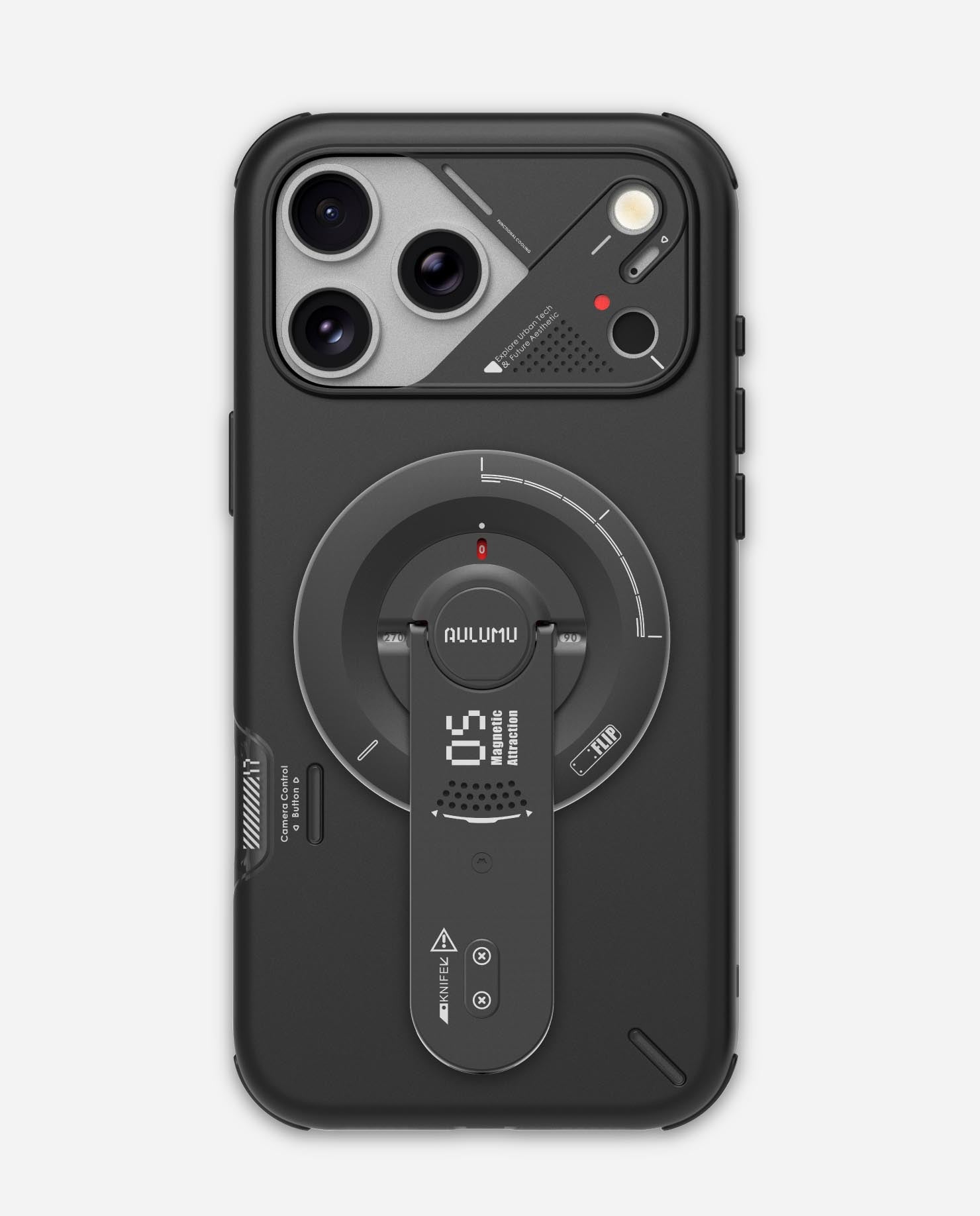 iPhone 17 Pro / Pro Max Slim Shockproof Case & G05 Air Next-Gen Hi-Per Magnetic Stand