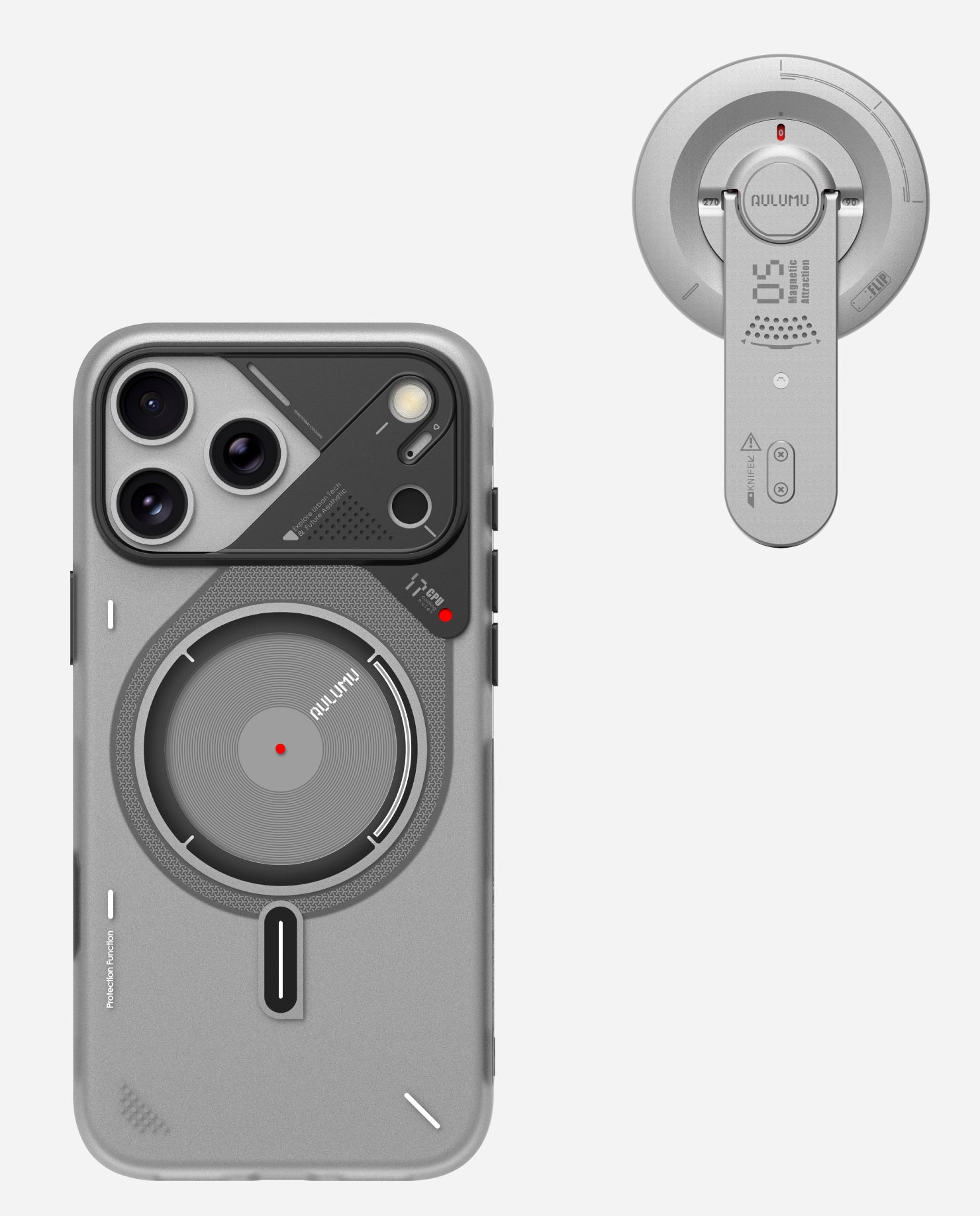 iPhone 17 Pro / Pro Max Frosted Case & G05 Air Next-Gen Hi-Per Magneti