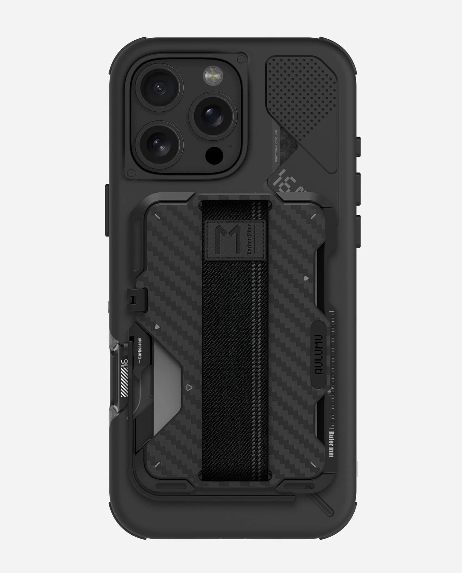 A16 Slim Shockproof Case & G03 Carbon Fiber Cover Wallet Bundle