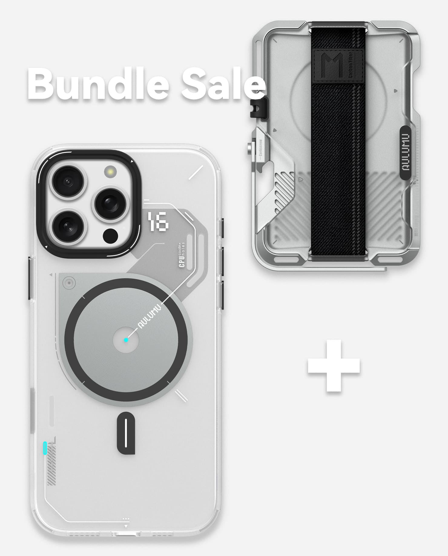 A16 Frosted Case & G03 Frosted Cover Wallet