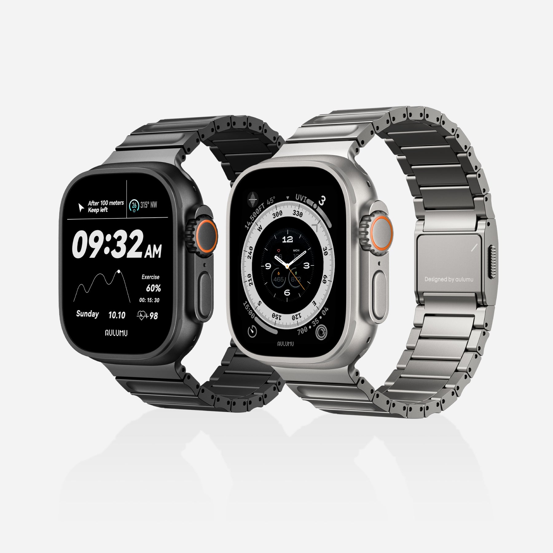 AULUMU C01 Hi-Per Titanium Alloy Watch Band for Apple Watch