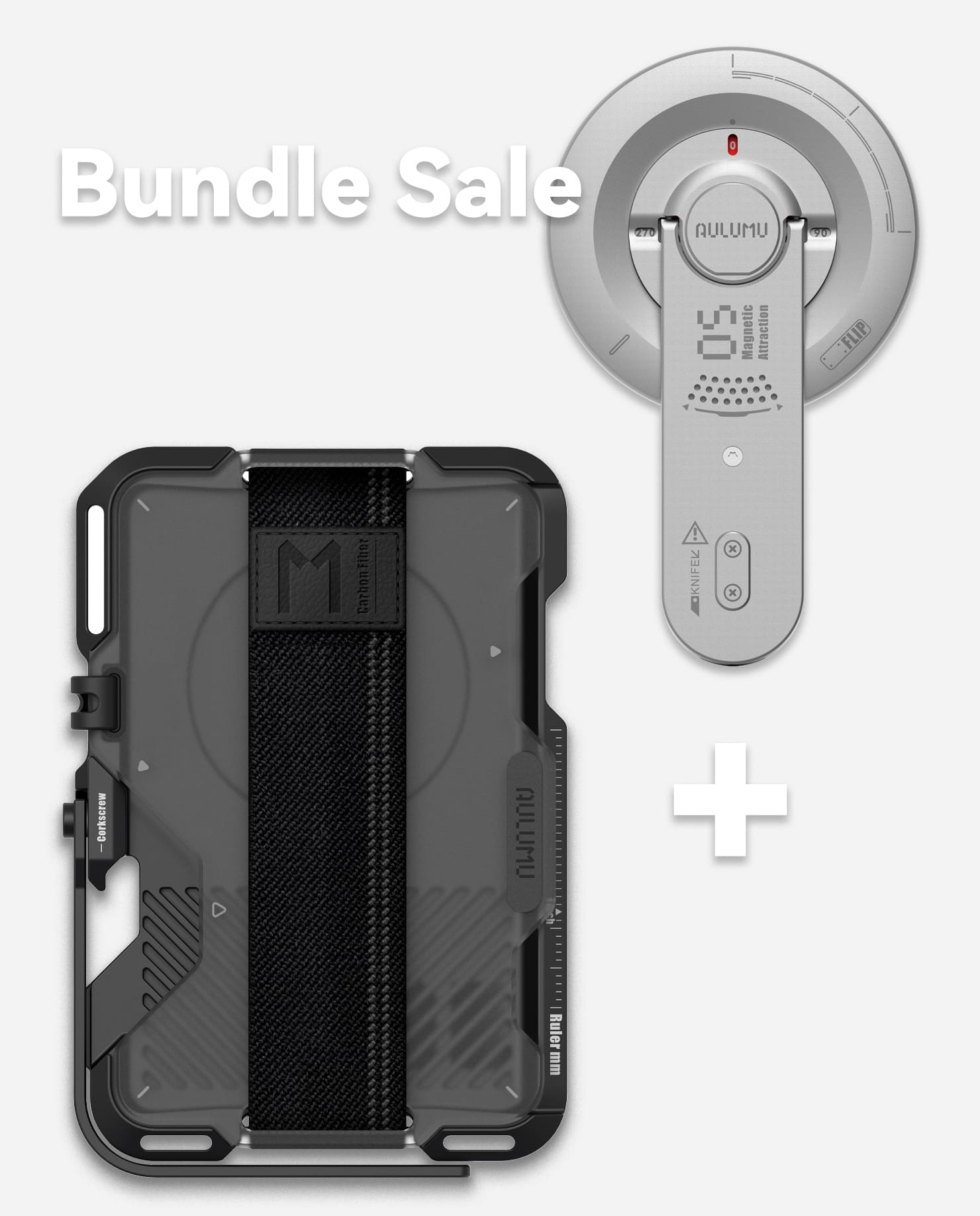 G03 Frosted Cover Wallet & G05 Air Next-Gen Hi-Per Magnetic Stand