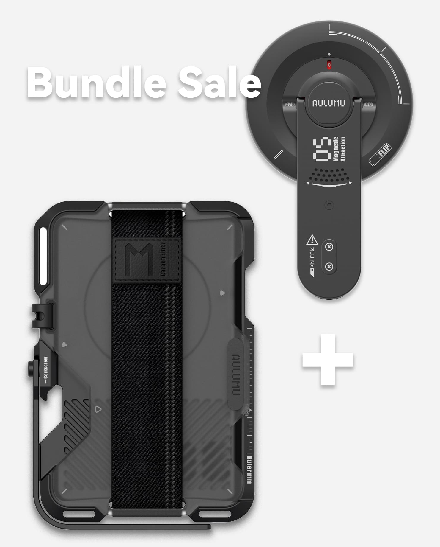 G03 Frosted Cover Wallet & G05 Air Next-Gen Hi-Per Magnetic Stand