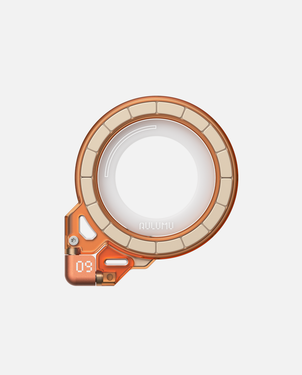 G09 Ghost Magnetic Ring Stand - 360° Rotation, PC Material | aulumu