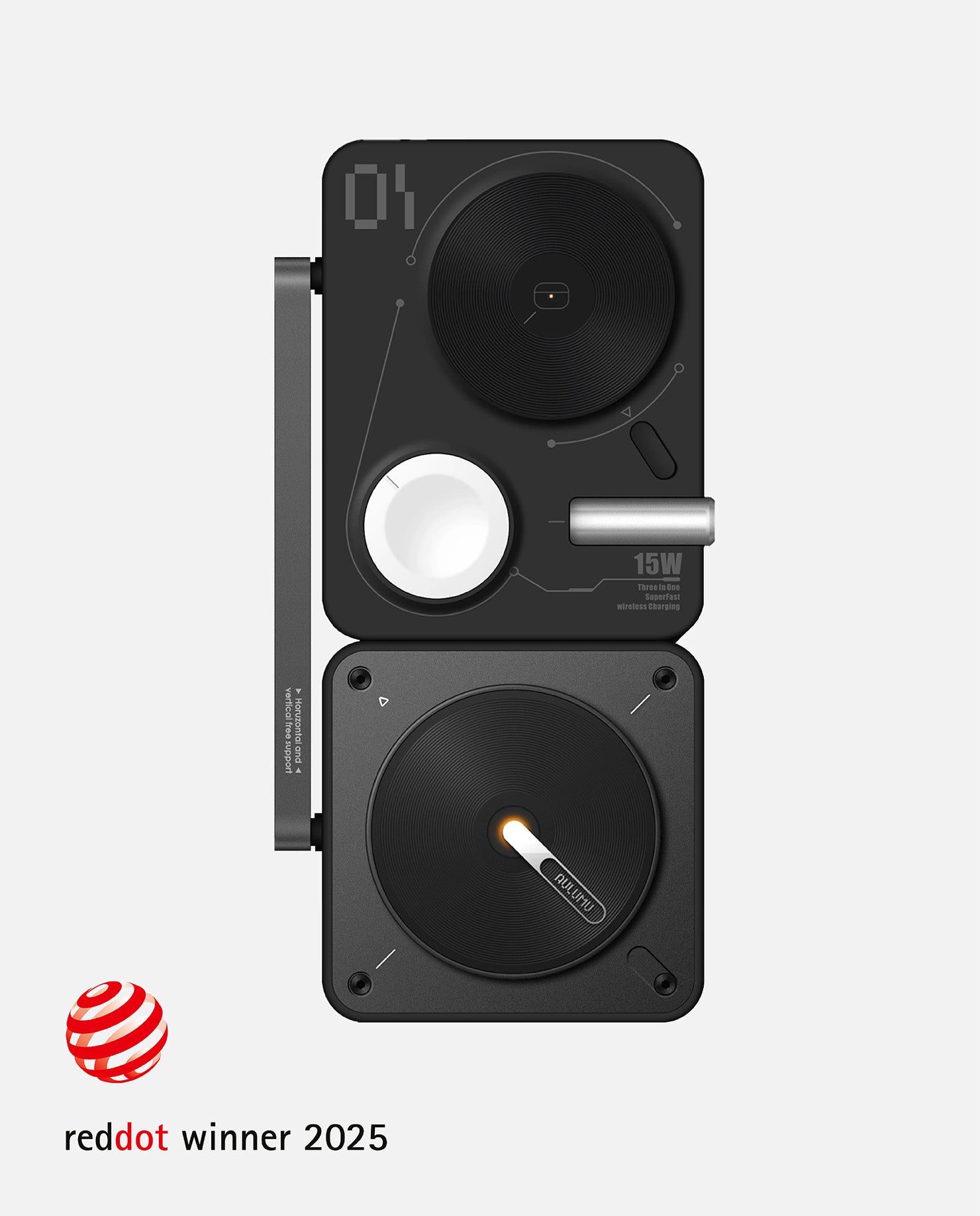 M01 4 1 Folding Wireless Charging Station & Pad Magnetic