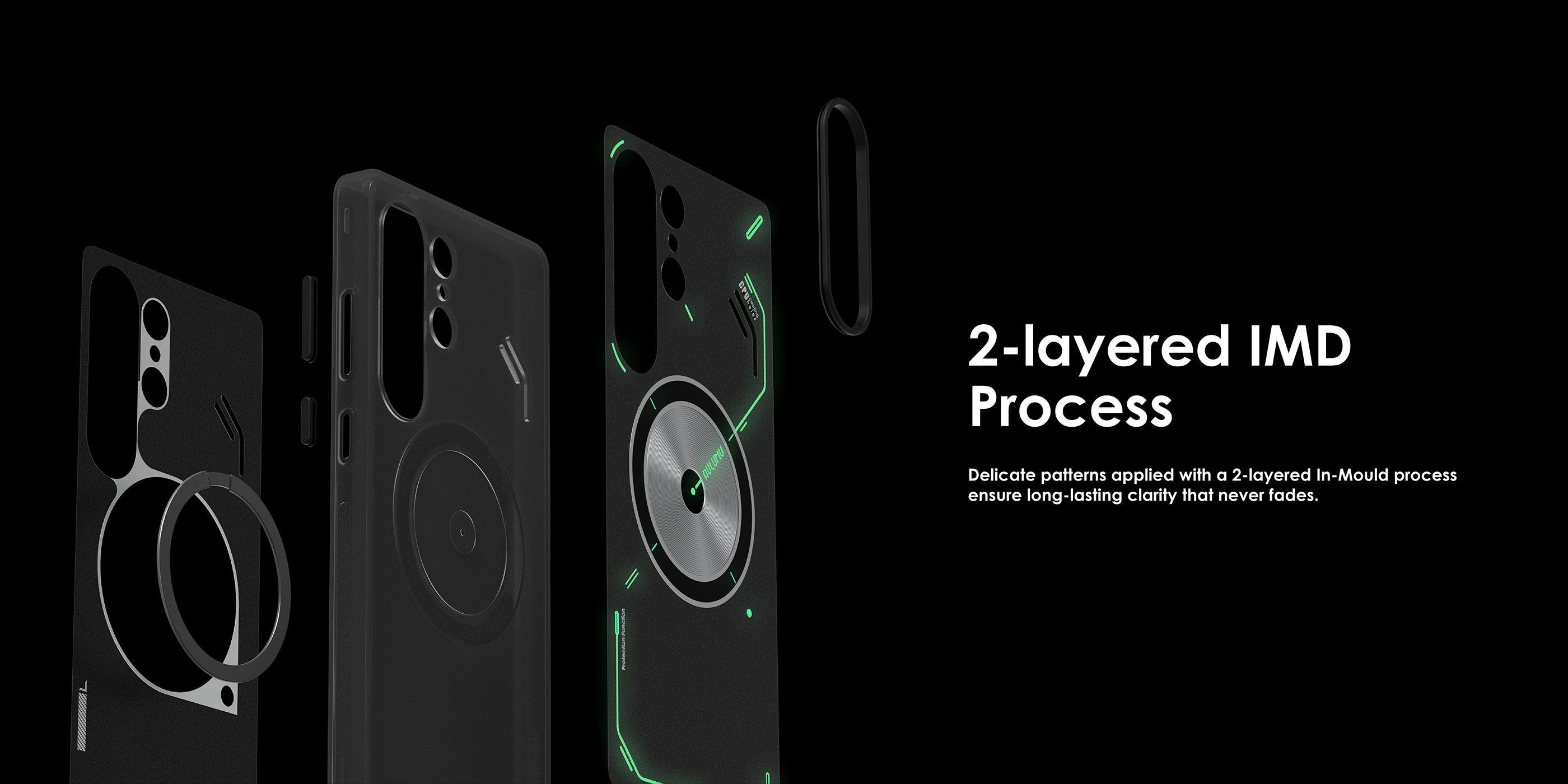 S25 Frosted Case for Samsung Galaxy S25 Ultra 2-layered imd process