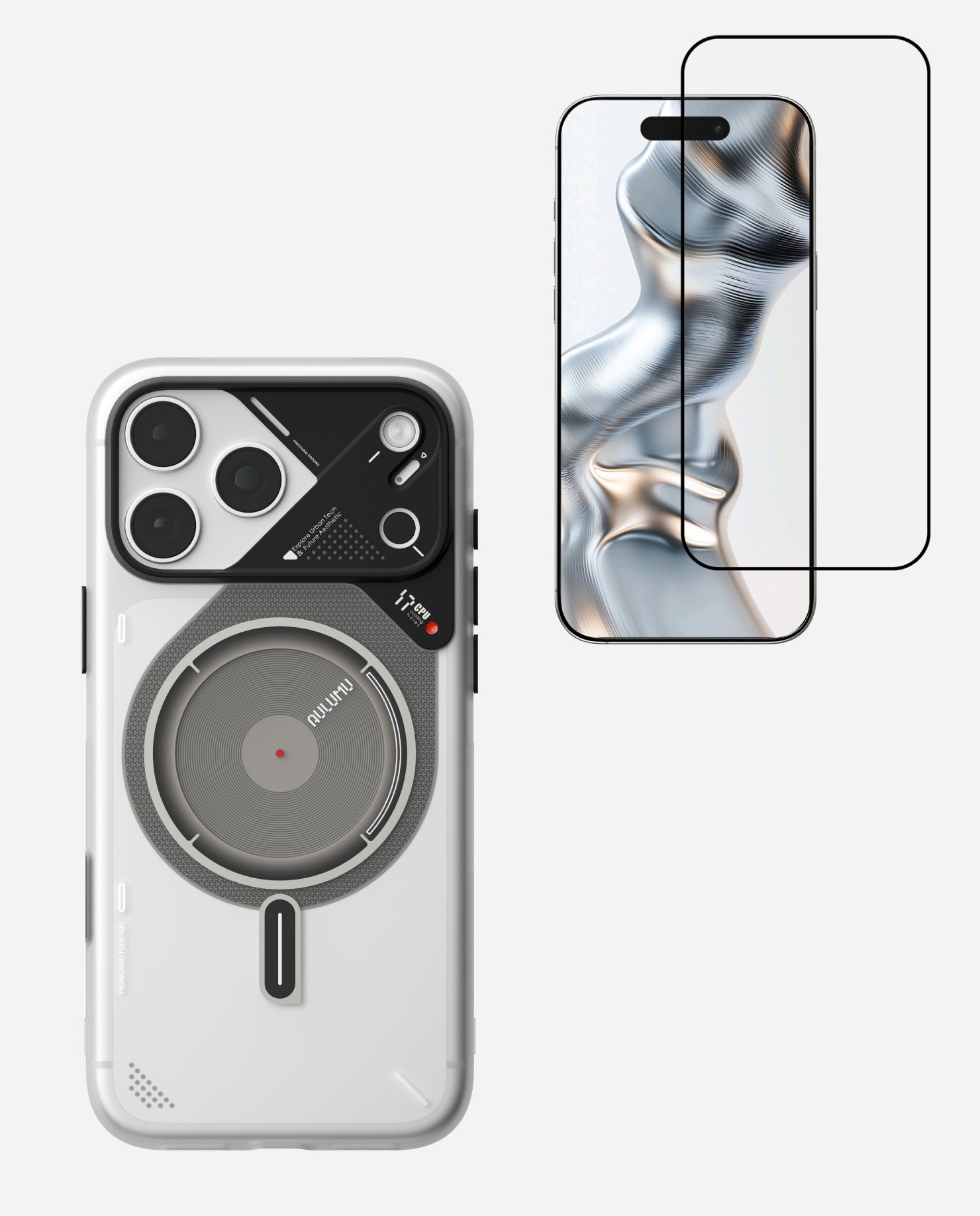 A17 Frosted Case for iPhone 17 Series & AF01 Crystal Clear Screen Prot