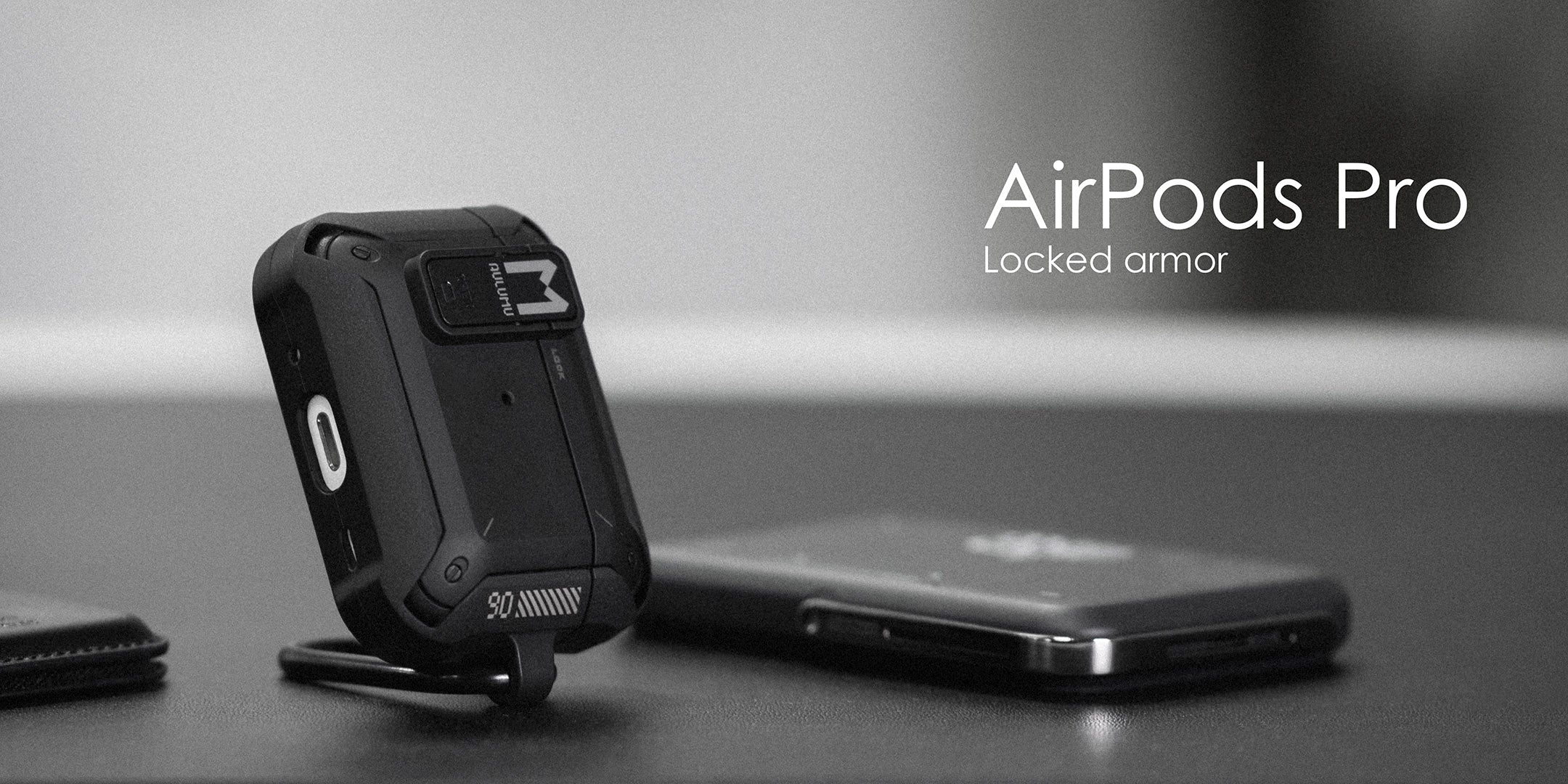 A19 AirPods Pro Case with Lock & Keychain