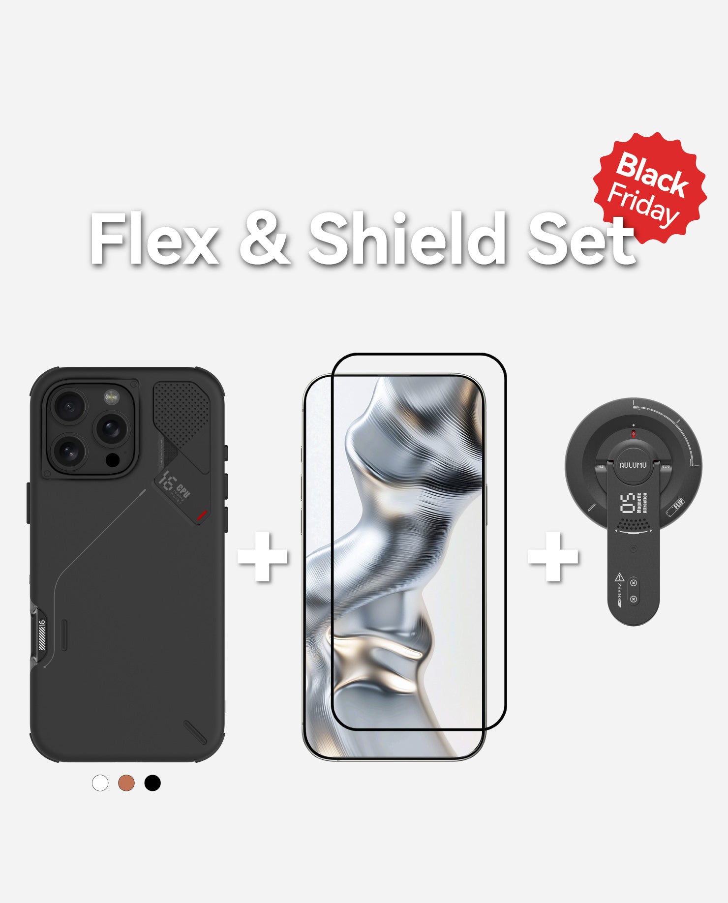 iPhone 16 series Flex & Shield Set